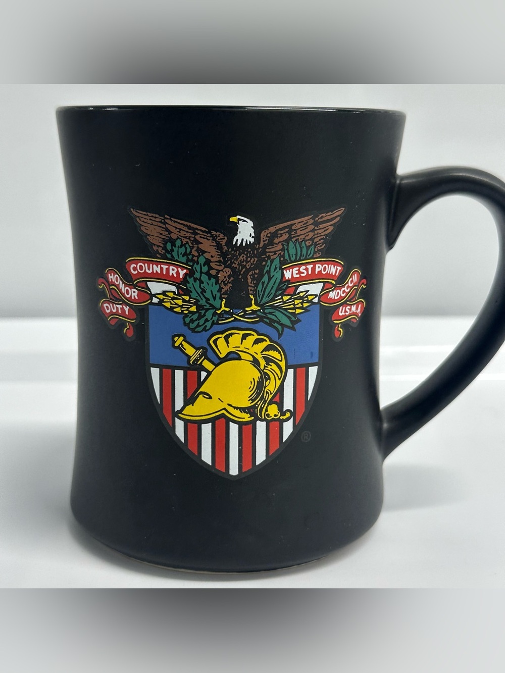 Military West Point Marines Black Coffee Mug 
DUTY HONOR COUNTRY cup